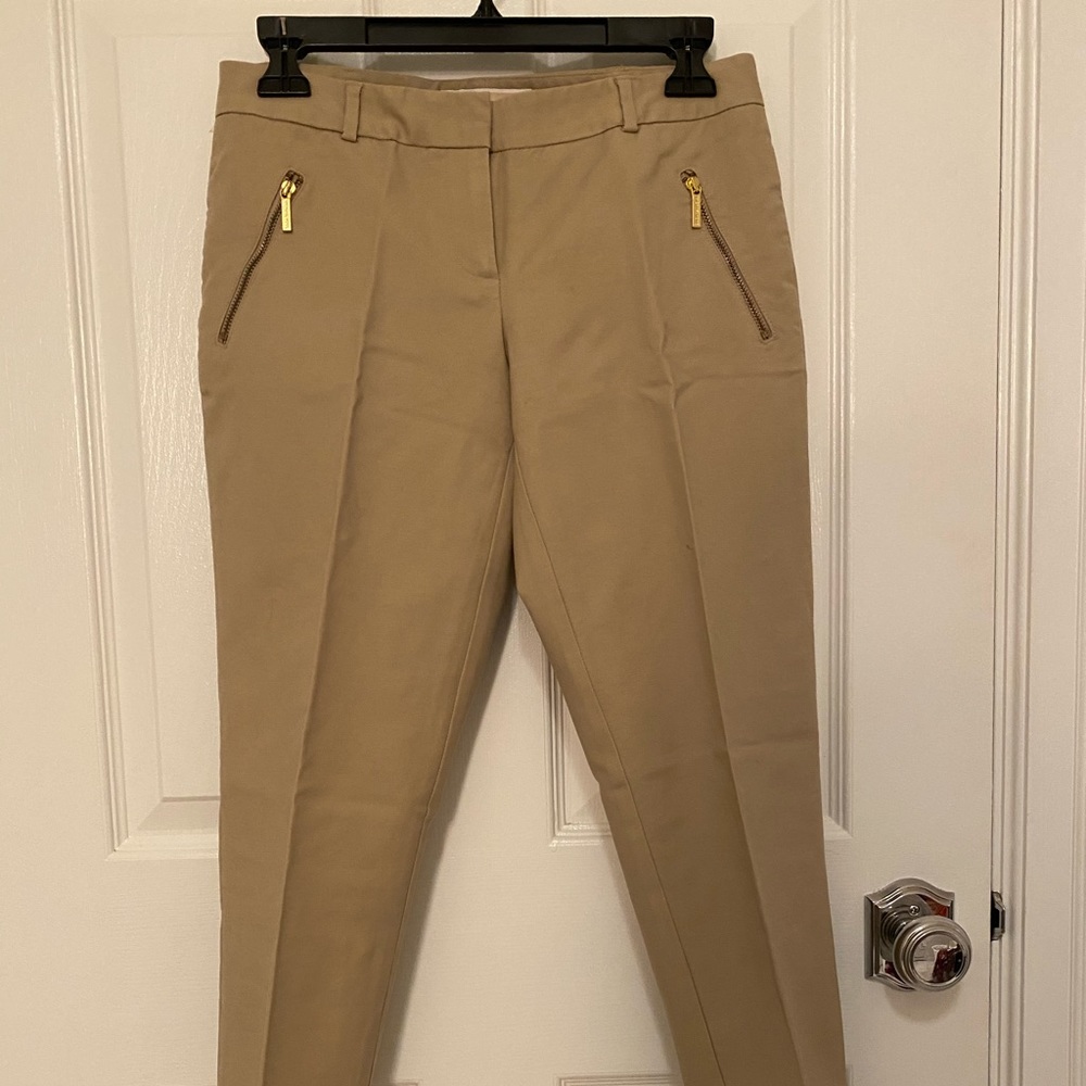 Michael Kors khaki ankle pants